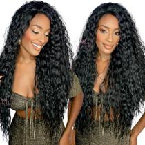 Front Lace Cacheada Longa Identica Ao Humano 75cm Premium