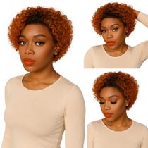 Front Lace Cacheada Peruca 100% De Cabelo Natural Humano