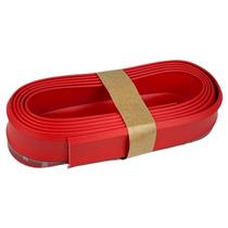 Front Lip Universal Ajustável Vermelho Carro Hatch Sedan SUV Front Lip Universal Ajustável Vermelho Carro Hatch Sedan SUV