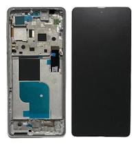 Frontal display touch compatível moto edge 30 pro