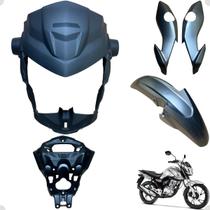Frontal Farol Completo Cg Fan 160 Modelo 2022 / 2024 + Suporte do Painel Paralama Dianteiro