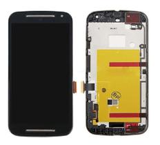 Frontal Tela Display Touch Lcd Compatível Moto G2 Com Aro