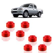 Frontier Antiga Até 2007 Kit 8 Buchas Da Bieleta Dianteira