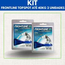 Frontline cão topspot até 40kg kit 2 unidades