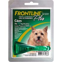Frontline Plus Antipulgas e Carrapatos Cães Até 10kg