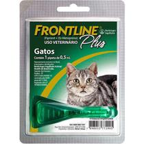 Frontline Plus Gatos Antipulgas e Carrapatos - 1 pipeta 0,5ml