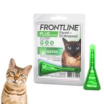 Frontline Plus Para Gatos Antipulgas e Antiparasitário Mata Pulgas e Carrapatos