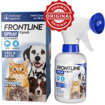 Frontline Spray 250ml Antipulgas e Carrapatos Original - Boehringer Ingelheim