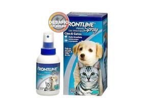 Frontline Spray Antipulgas E Carrapatos Cães e Gatos 100ML