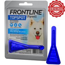 Frontline TopSpot Cães 10 a 20kg Antipulgas Piolho e Carrapatos Original - Boehringer Ingelheim