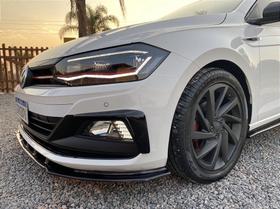 Frontlip Canard Black Piano para Farol de Milha do VW Polo e Virtus Frontlip Canard Black Piano para Farol de Milha do VW Polo e Virtus