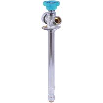 Frostfree Sillcock SharkBite 8 em latão Push Cromo/Azul