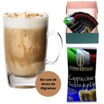 Frozen cappuccino avelã - 50 sachês de 45 gramas - Inverno DItalia