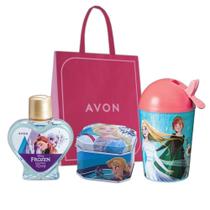 Frozen Disney Princesa Colônia 70ml Porta Joia E Copo 350ml