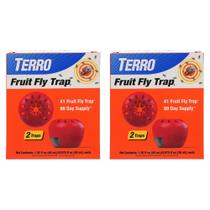 Fruit Fly Traps Terro, pacote com 4 unidades internas com 180 dias de isca