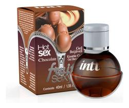 Fruit Óleo Corporal Para Massagem Chocolate 40 ml Intt