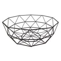 Frureira de metal preto 31,5cm x 31,5cm x 12cm