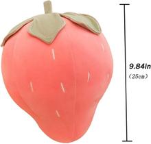 Frutas fofas Recheados de Morango Super Soft Girls Travesseiros, Macio