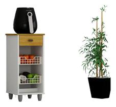 Fruteira Amora Compacta Gavetas Flex E Com Pés Reguláveis - CHF Móveis