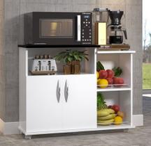 Fruteira Balcão 2 Portas Cozinha Base Microondas Multiuso