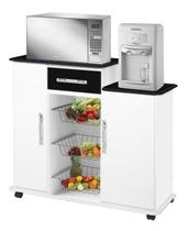 Fruteira Balcao Orq 02 Portas Branco / Preto / Marmorizado Fruteira Balcao Orq 02 Portas Branco / Preto / Marmorizado