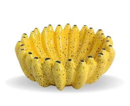 Fruteira Banana Tropical Saladeira p/ Mesa e Cozinha