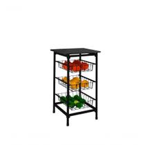 Fruteira Belize Bm Tubulares Preto Fruteira Belize Bm Tubulares Preto