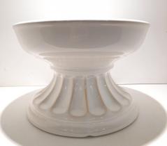 Fruteira Branca Cerâmica 24X17cm