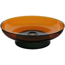 FRUTEIRA CENTRO DE MESA DECORATIVO HOME&CO COM PÉ VIDRO 9x30x30cm MARROM FRUTEIRA CENTRO DE MESA DECORATIVO HOME&CO COM PÉ VIDRO 9x30x30cm MARROM