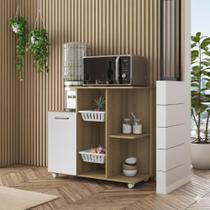 Fruteira Clara Multiuso com Espaço para Filtro e Microondas Fruteira Clara Multiuso com Espaço para Filtro e Microondas