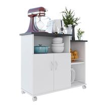 Fruteira de Chão com Rodizios Tampo Reforçado para MIcroondas e Galão de Agua