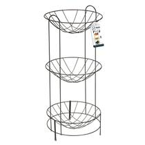 Fruteira de Chão Tripla Black 2522 - Arthi