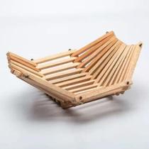 Fruteira De Madeira Para Mesa Multiuso