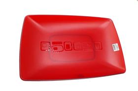 Fruteira De Mesa Centro De Mesa Retangular Dehaus Vermelho