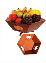 Fruteira De Mesa Giratória Madeira Mdf Grande Decor - START ARTESANATOS