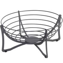 Fruteira de Mesa Preta Aramada Redonda 34,5cm Masutti Hélice Organize Cesta de Frutas Aço Carbono Fruteira de Mesa Preta Aramada Redonda 34,5cm Masutti Hélice Organize Cesta de Frutas Aço Carbono