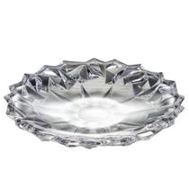 Fruteira De Vidro Centro De Mesa Transparente 33cm