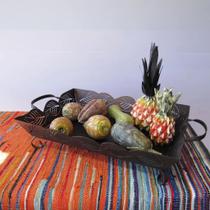Fruteira em Chapa de Aço Rústica Premium