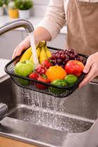 Fruteira Em Inox Para Lavagem Grande E Moderna Preta