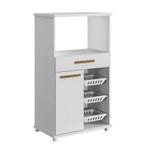 Fruteira Fortaleza 3 Cesto Arte Moveis Flex Branco/Preto Fruteira Fortaleza 3 Cesto Arte Moveis Flex Branco/Preto