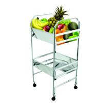 Fruteira Inox com 2 andar - Dinox