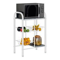 Fruteira Móveis Soma Tubular Lavínea Granito Ocre Branco