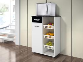 Fruteira Nova Croacia CHF Móveis Branco e Preto