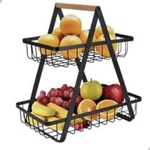 Fruteira organizadora Cesta organizadora de ferro fruteira para bancada Fruteira organizadora Cesta organizadora de ferro fruteira para bancada