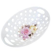 Fruteira Organizadora Oval de Melamina 34x12 P/ Mesa Cozinha