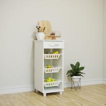 Fruteira para Cozinha 1 Gaveta 3 Bandejas