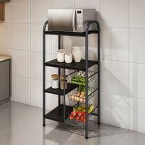 Fruteira para Cozinha Camila Fruteira em Aço com 3 Cestos