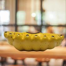 Fruteira Penca de Banana em Cerâmica : Decore sua Cozinha com Estilo e Praticidade!