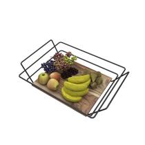Fruteira Retangular com Madeira Fruteira Retangular com Madeira