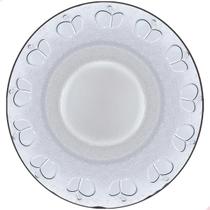 Fruteira Saladeira Tigela Bowl De Vidro Mesa Redonda 28cm Fruteira Saladeira Tigela Bowl De Vidro Mesa Redonda 28cm